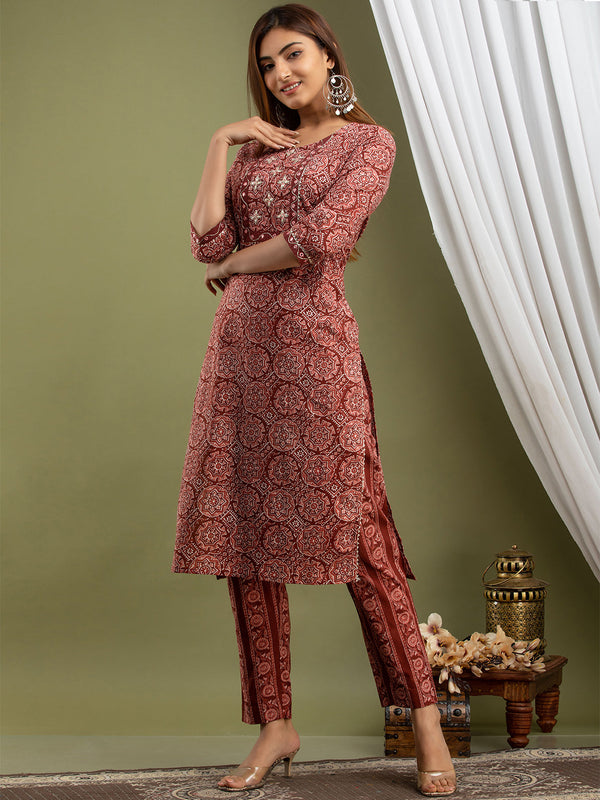 Women Kurta Pant Dupatta Set