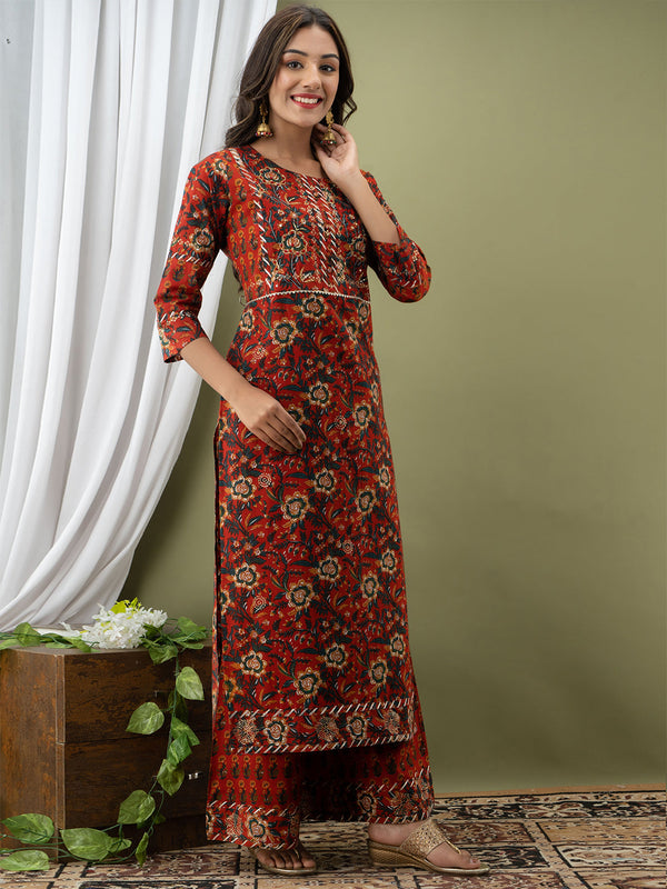 Women Kurta Pant Dupatta Set