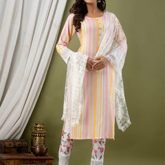 Women Kurta Pant Dupatta Set