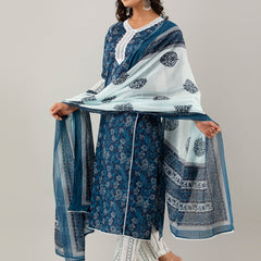 Women Kurta Pant Dupatta Set