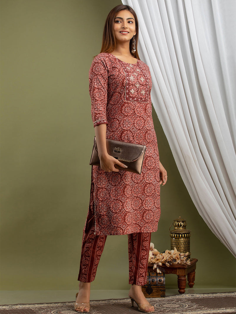 Women Kurta Pant Dupatta Set