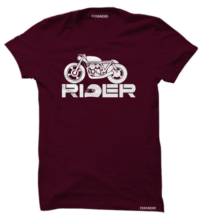 Rider Maroon T-Shirt