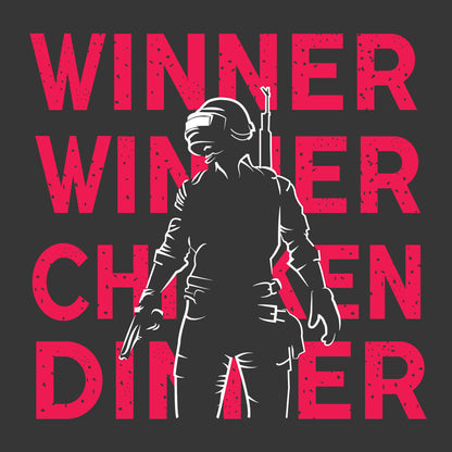 Winner Winner Chicken Dinner Grey T-Shirt