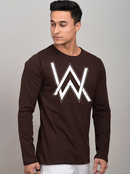 Alan Walker Grey Full Sleeves T-Shirt