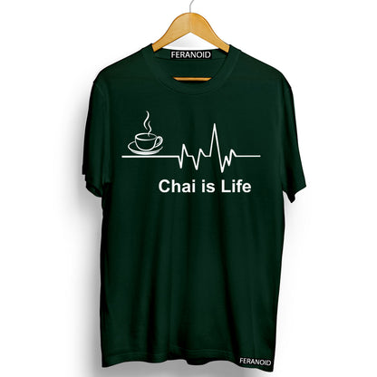 Chai Is Life Black T-Shirt