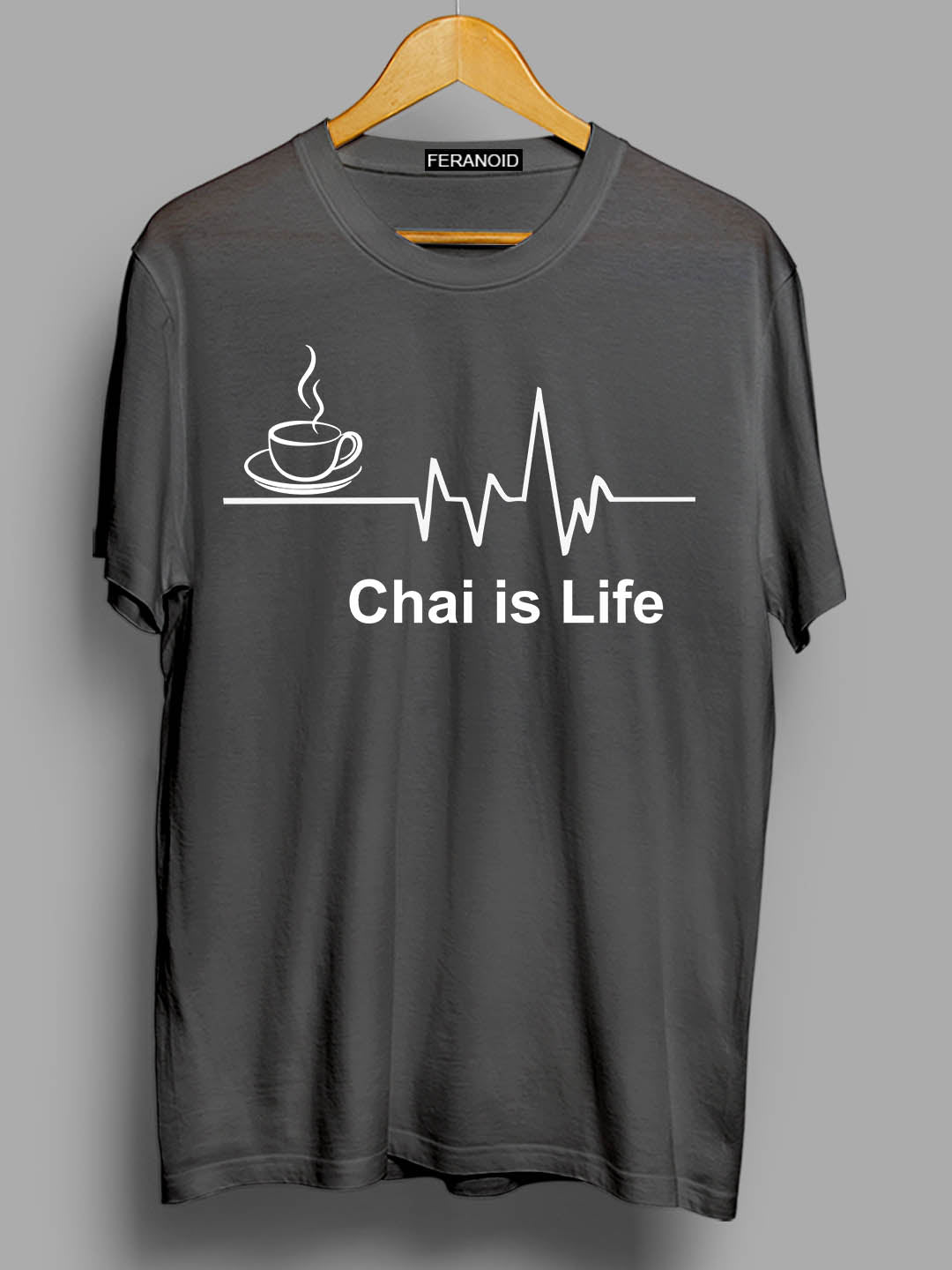 Chai Is Life Grey T-Shirt