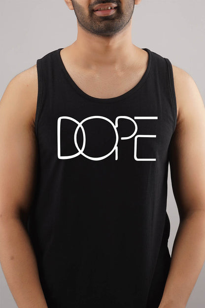 Dope Black Sleeveless T-Shirt