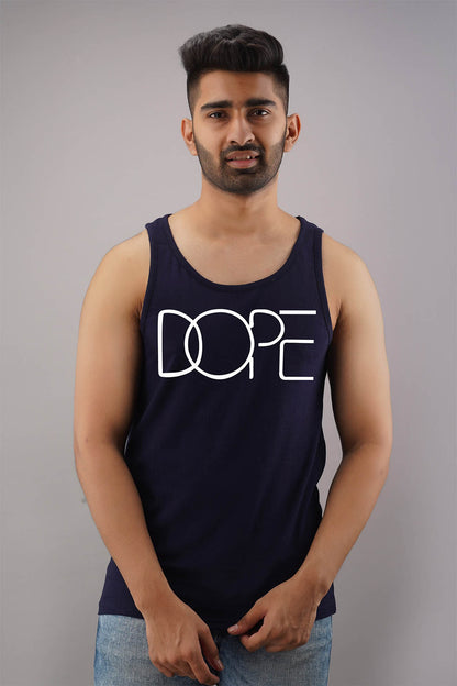 Dope Black Sleeveless T-Shirt