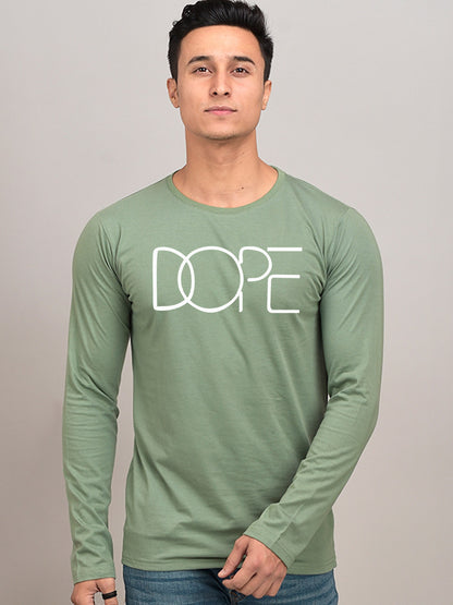 Dope Maroon Full Sleeves T-Shirt