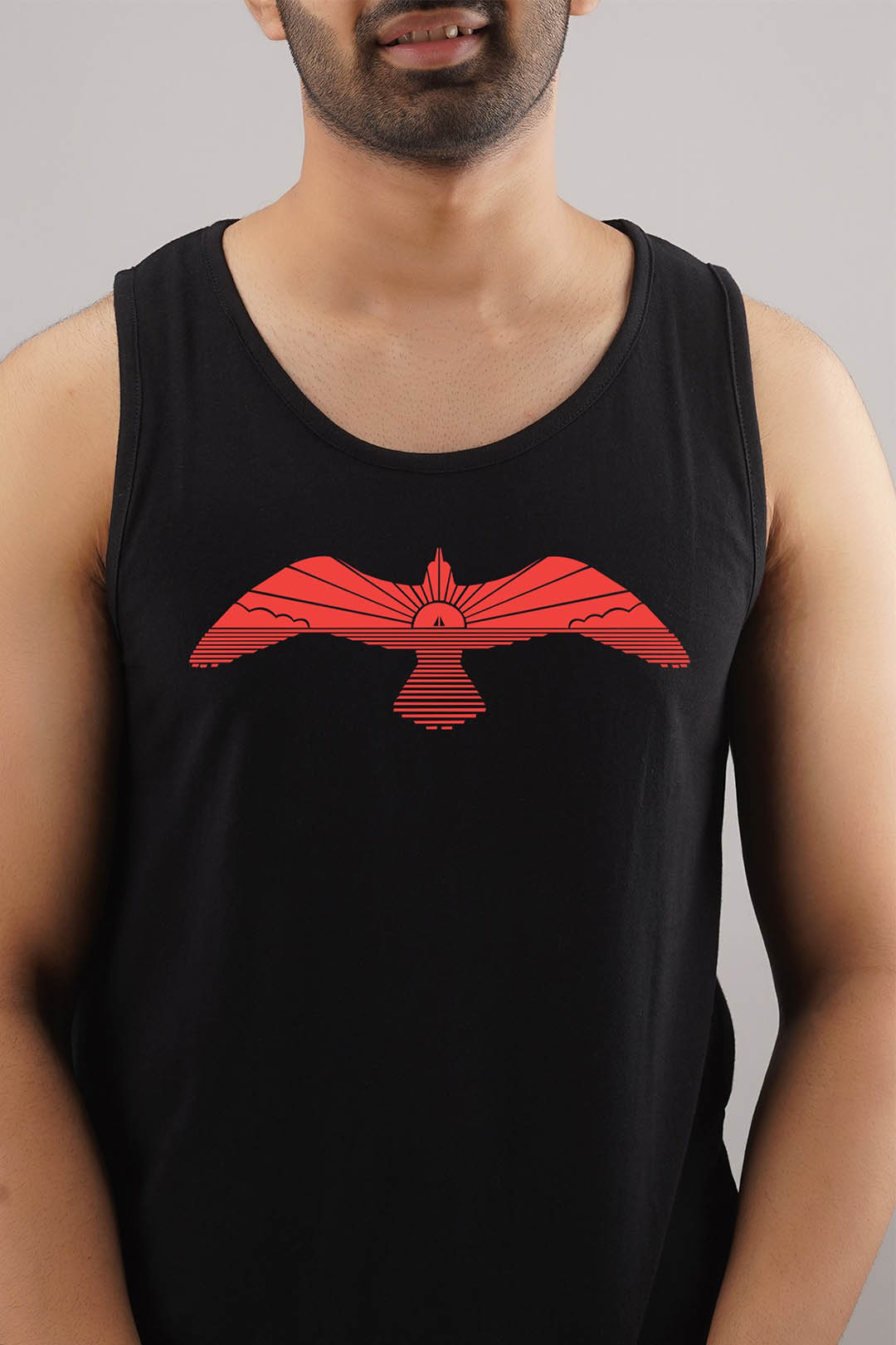 Free Bird Black Sleeveless T-Shirt