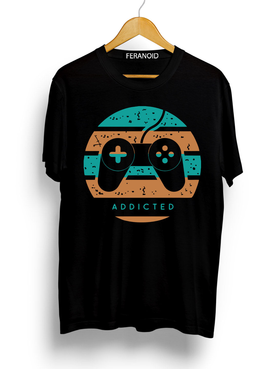 Game Addicted Black T-Shirt