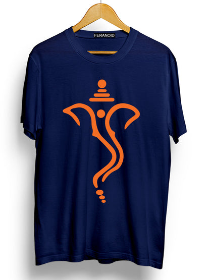 GANESH JI BLUE T-SHIRT