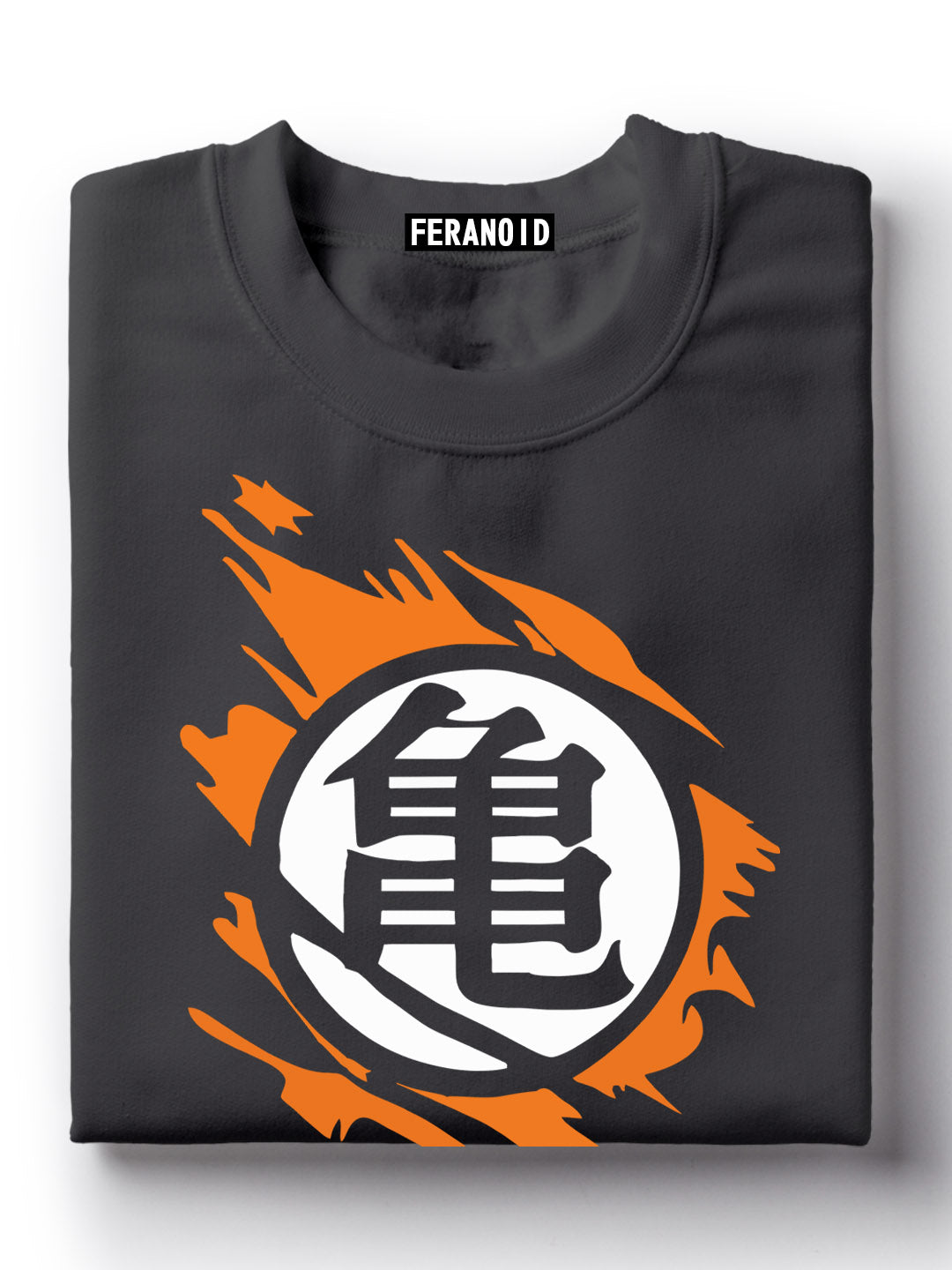 Goku Kame Symbol Black Half Sleeve T-Shirt