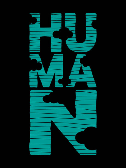 Human Black T-Shirt