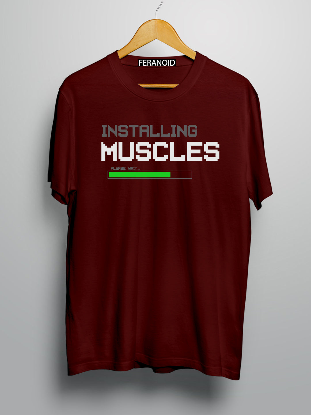 INSTALLING MUSCLES T-SHIRT