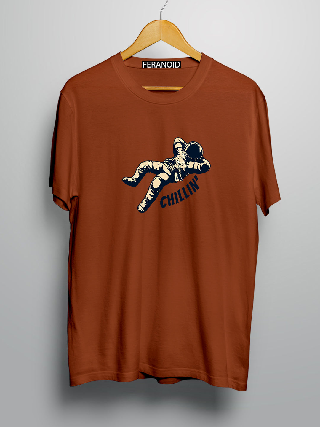 Just Chillin Rust Brown T-shirt