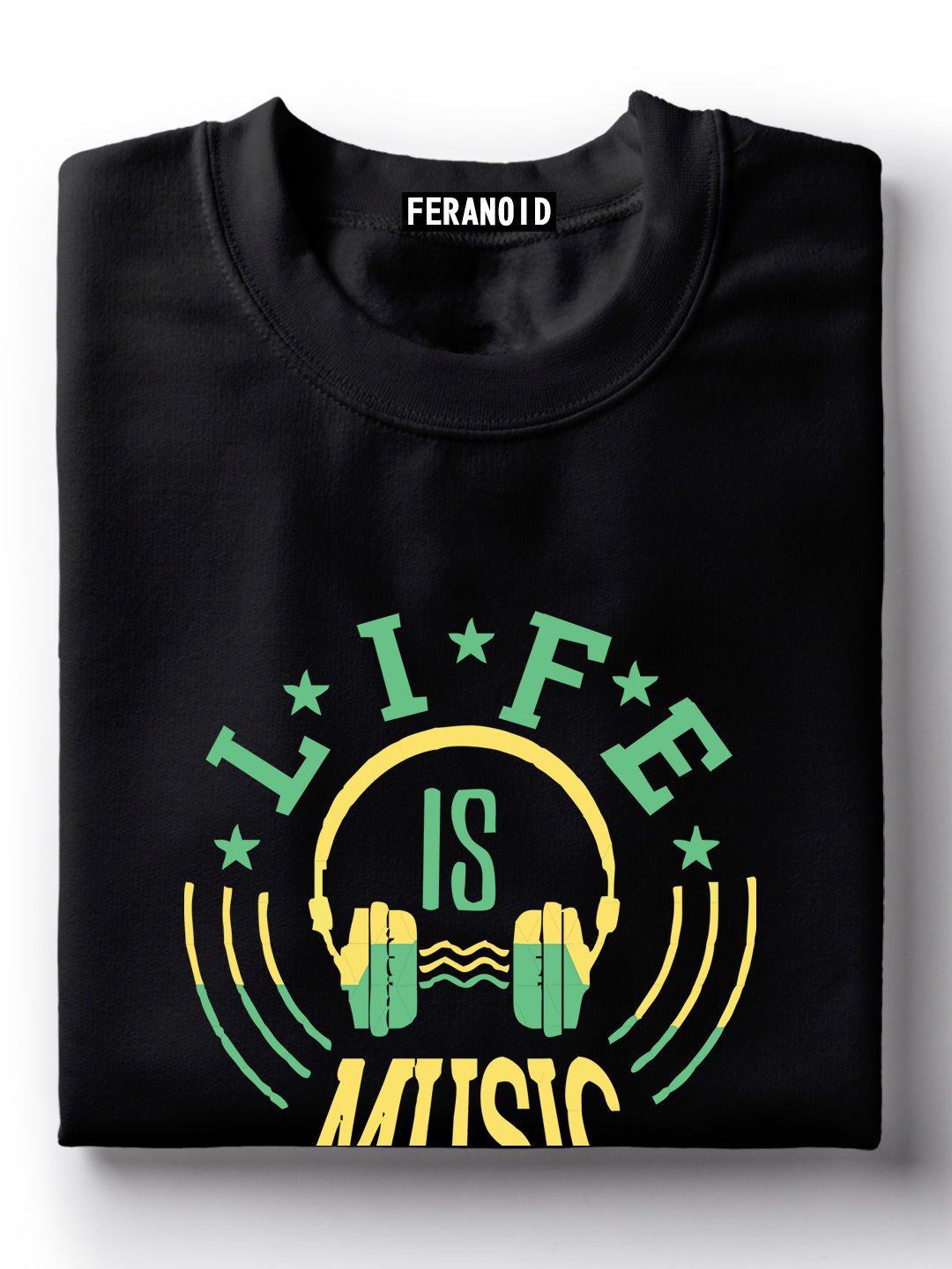 Life Is Music Headphone T-Shirt