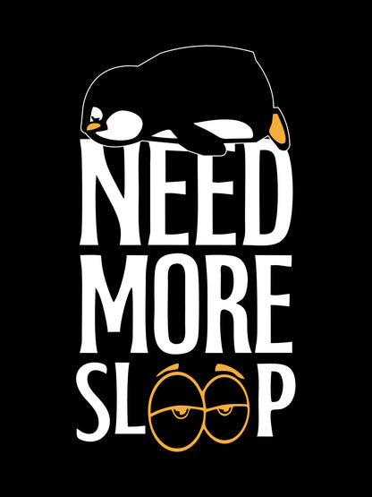 Need More Sleep Black T-Shirt