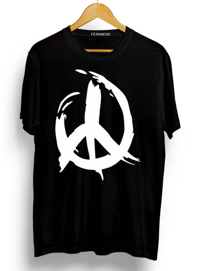 Peace White Black T-Shirt