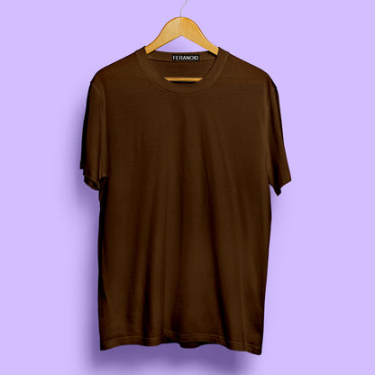 Plain Pack Of 3 T-Shirts : Maroon Brown Black