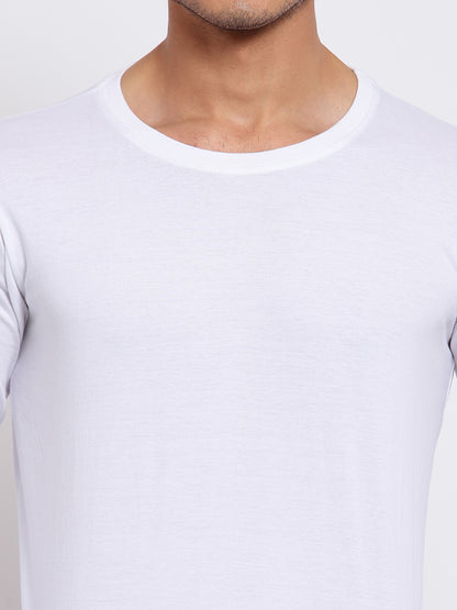 Plain White Full Sleeves T-Shirt