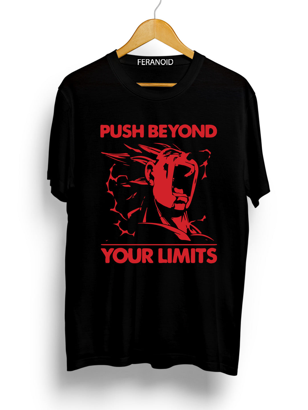 Push Beyound Your Limits Black T-Shirt