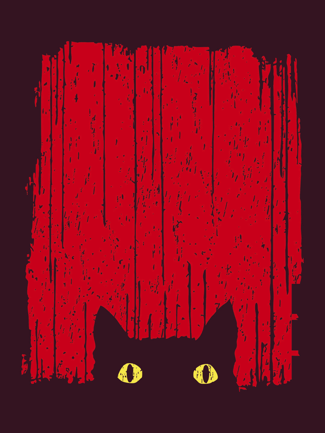 Red Cat Green T-Shirt