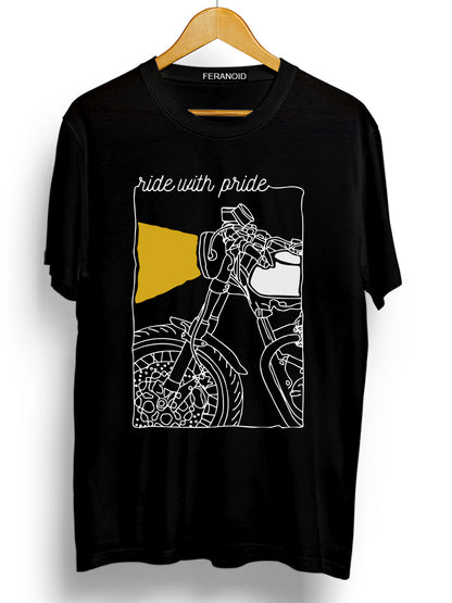 Ride With Pride Black T-Shirt