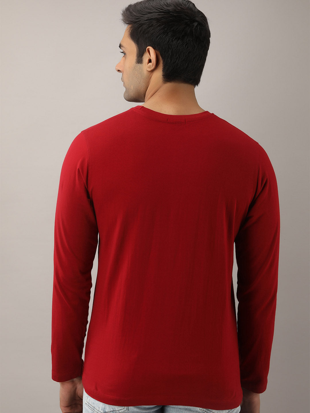 Rider Maroon Full Sleeves T-Shirt