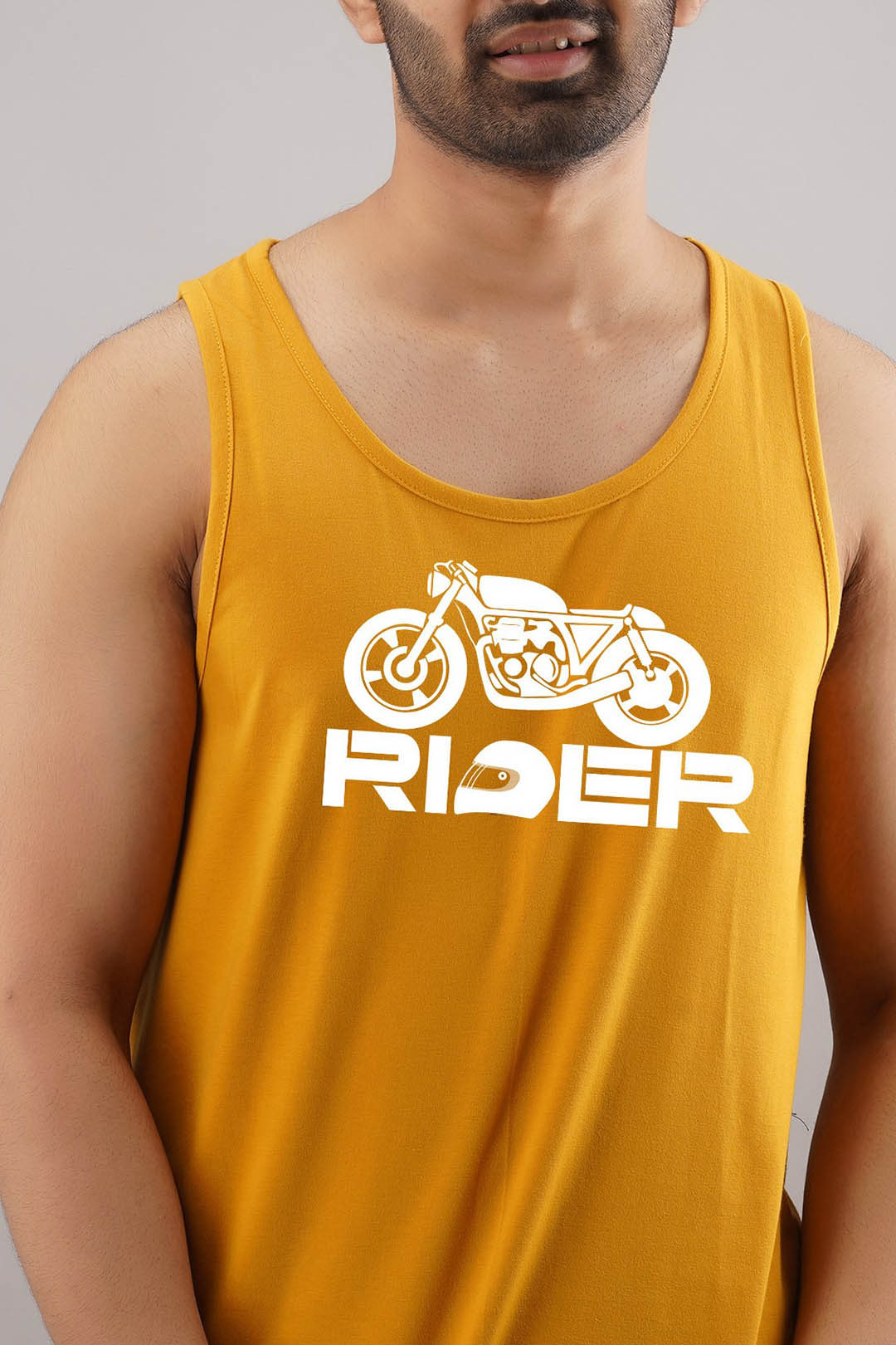 Rider Grey Sleeveless T-Shirt