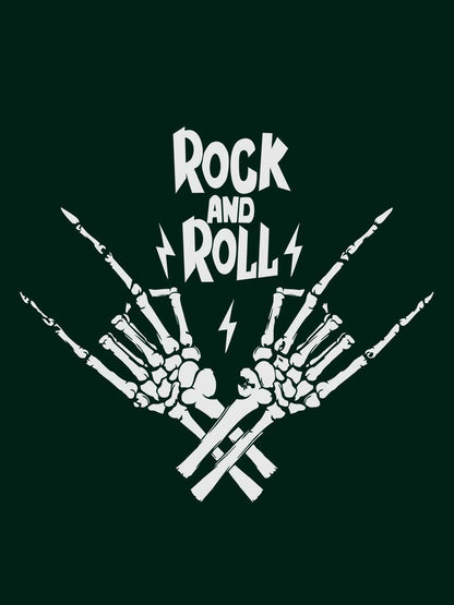 Rock And Roll Black T-Shirt