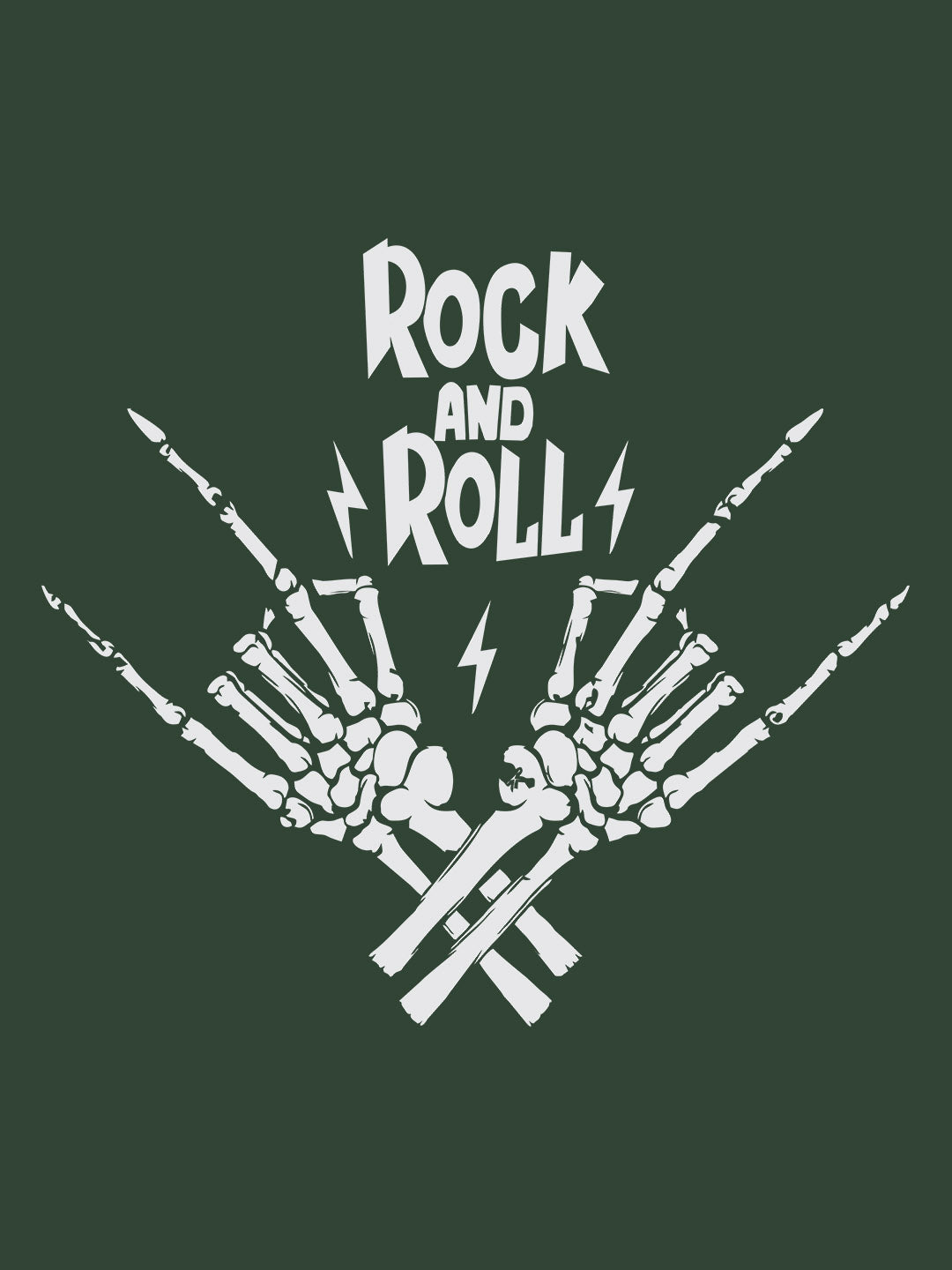 Rock And Roll Black T-Shirt