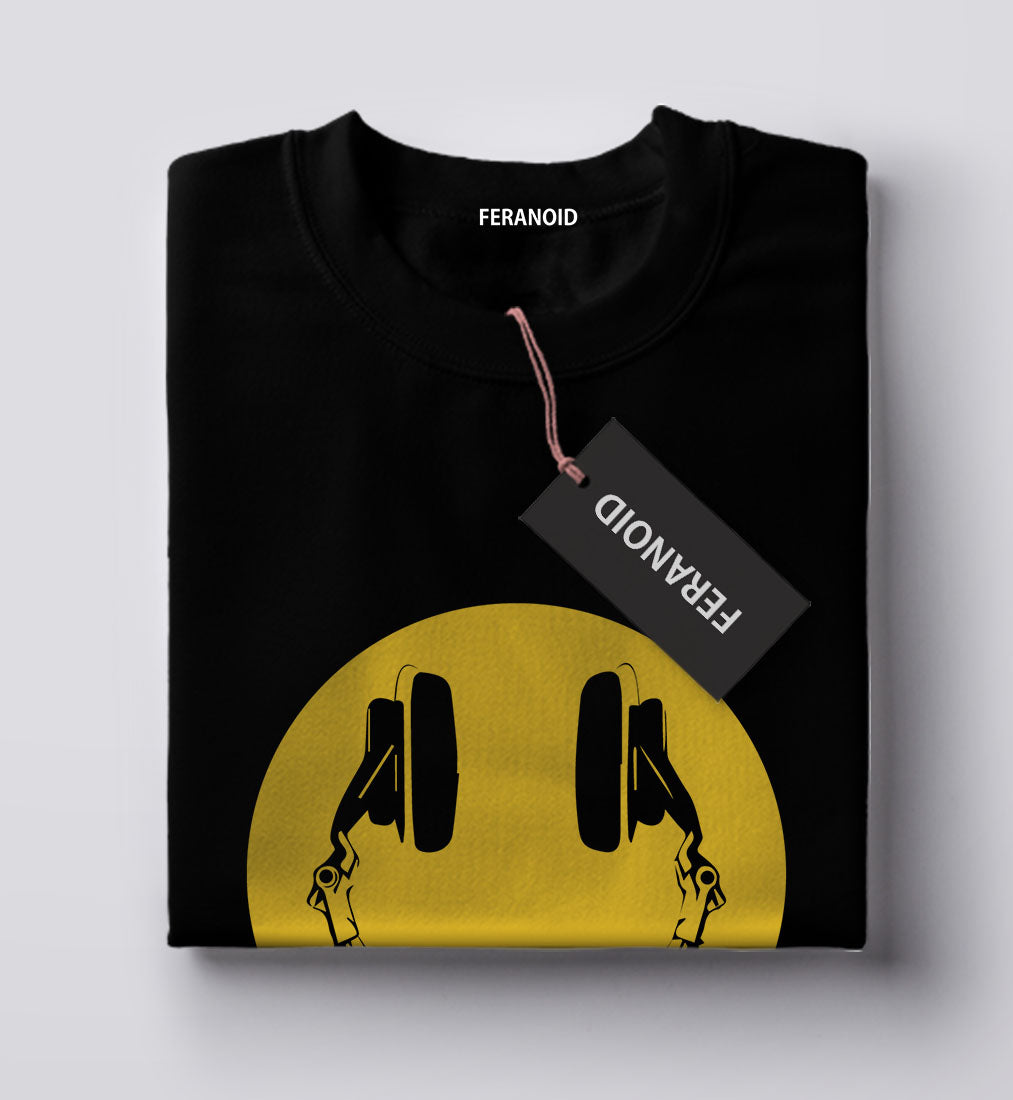 Smiley Headphone T-Shirt