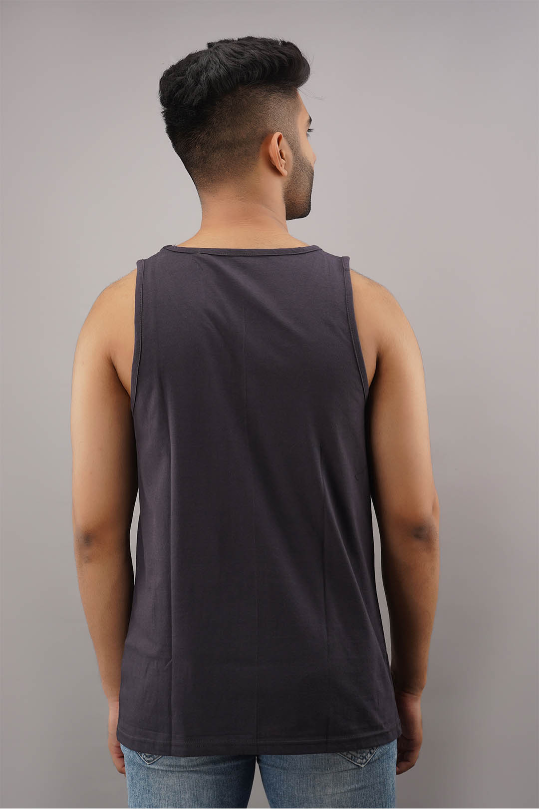 Strong Black Sleeveless T-Shirt