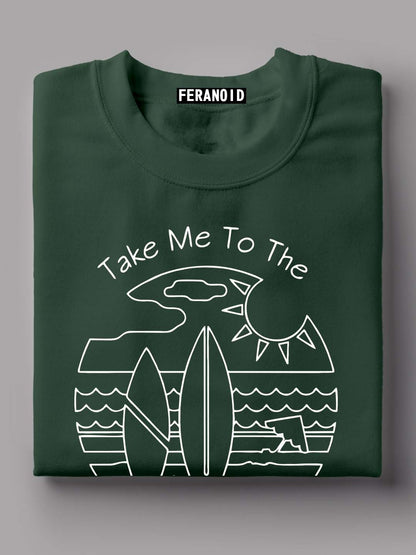 Take Me To The Beach Black T-Shirt