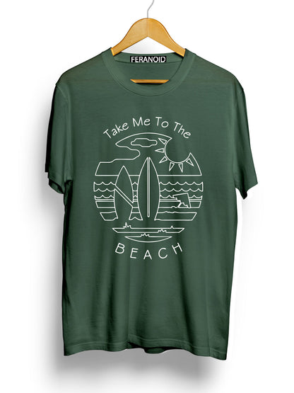 Take Me To The Beach Black T-Shirt