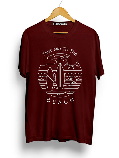 Take Me To The Beach Black T-Shirt