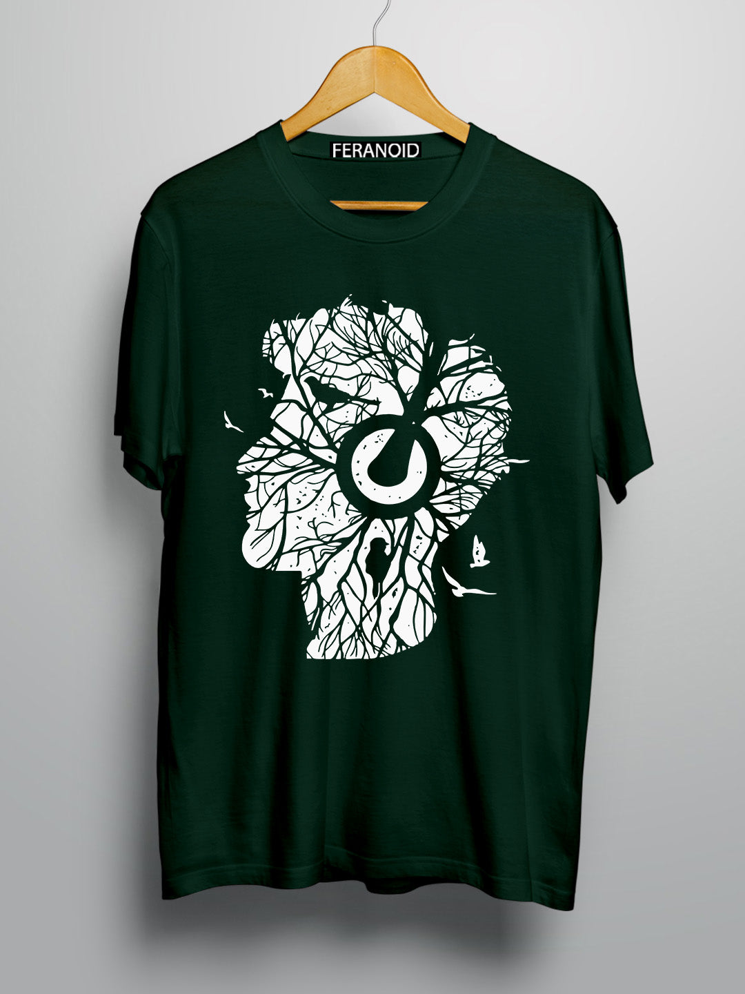 WOODS ROOTS MUSIC GREEN T-SHIRT