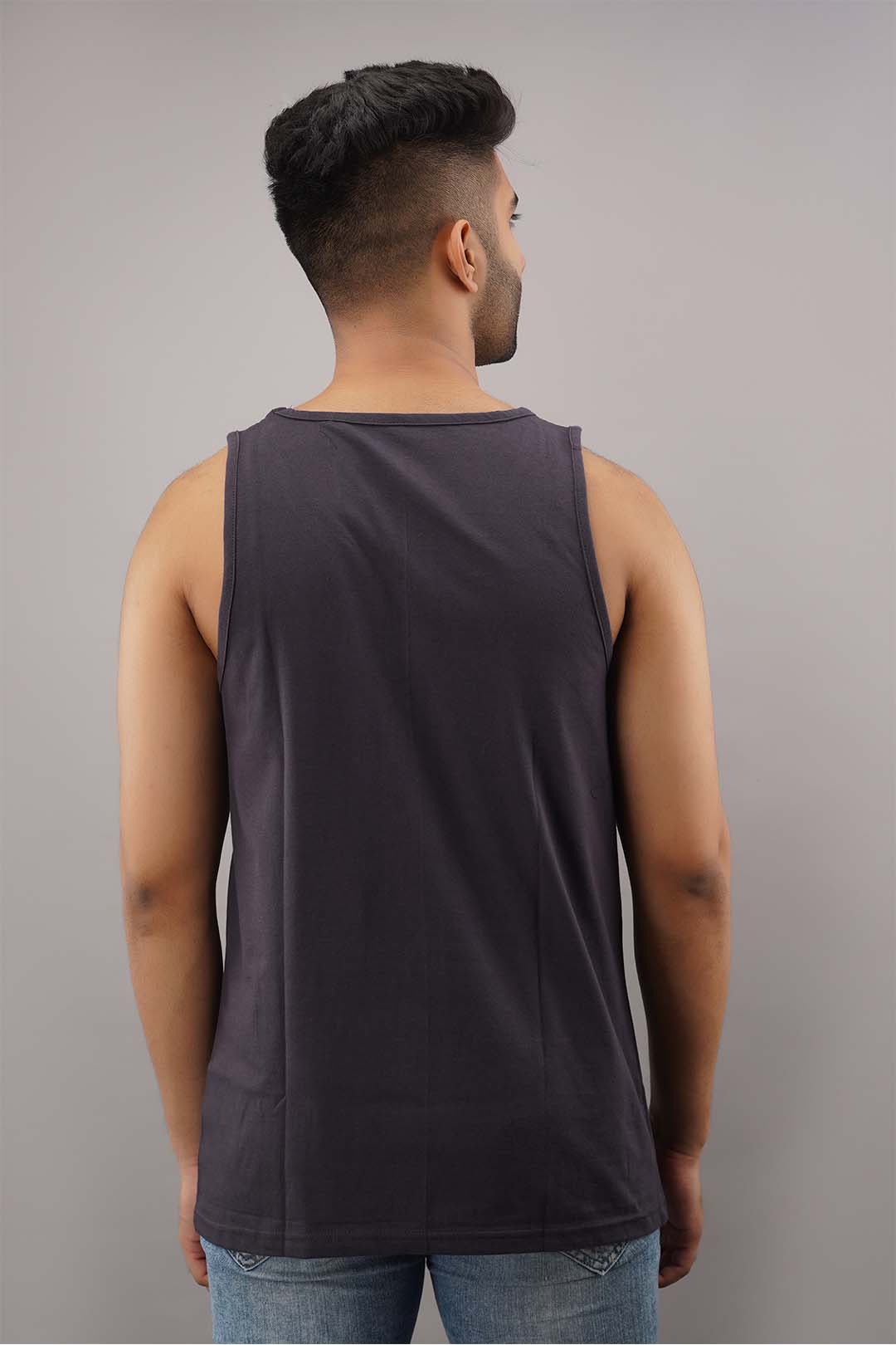 Yo Black Sleeveless T-Shirt