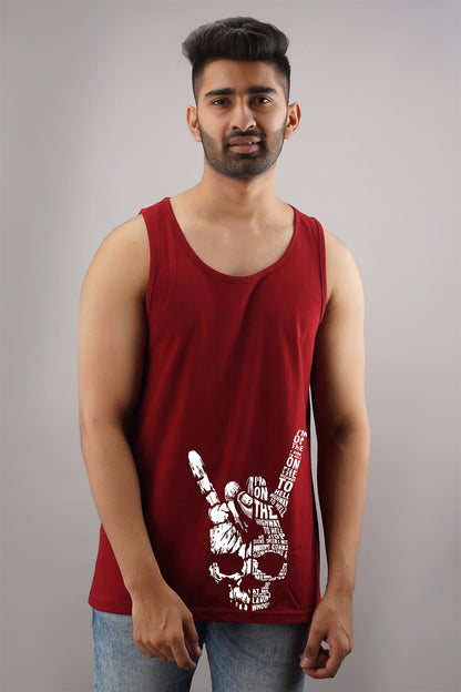 Yo Black Sleeveless T-Shirt