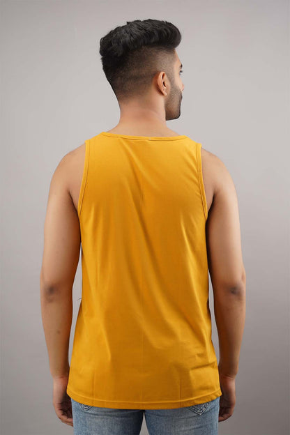 Yo Black Sleeveless T-Shirt